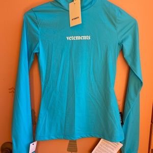 Vetements Blue Top